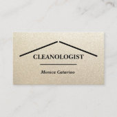 ミニマルプロフェッショナルホームクリーニング名刺 名刺 (正面)