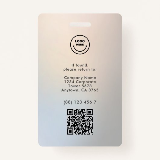 ミニマルプロフェッショナルマーケティングフォトシルバー バッジ (裏面)