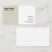 ミニマルプロフェッショナルモダンカスタム 名刺 (正面/裏面)