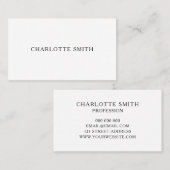 ミニマルプロフェッショナルモダン名刺 名刺 (正面/裏面)