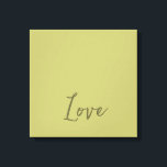 ミニマルプロフェッショナルモダン無地のオリーブグリーン キャンバスプリント<br><div class="desc">モダンシンプルプロフェッショナルテンプレート。</div>