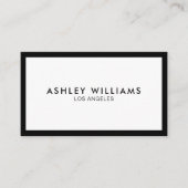 ミニマルプロフェッショナルラグジュアリーブティック 名刺 (正面)
