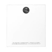 ミニマルプロフェッショナル事業会社ロゴ ノートパッド (正面)