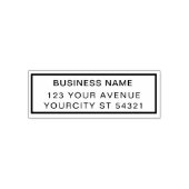 ミニマルプロフェッショナル事業差出人住所 セルフインキングスタンプ (デザイン)