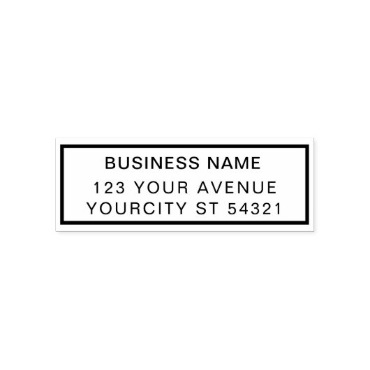 ミニマルプロフェッショナル事業差出人住所 セルフインキングスタンプ (デザイン)