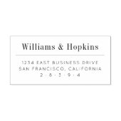 ミニマルプロフェッショナル事業差出人住所 セルフインキングスタンプ (デザイン)