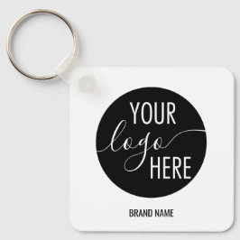 ミニマルプロフェッショナル会社ロゴQRコード キーホルダー