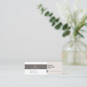 ミニマルプロフェッショナル名刺 スキニー名刺 (スタンド正面)