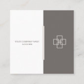 ミニマルプロフェッショナル名刺 スクエア名刺 (裏面)