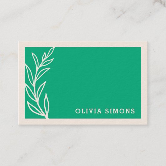 ミニマルプロフェッショナル名刺 名刺 (正面)