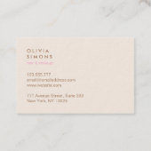 ミニマルプロフェッショナル名刺 名刺 (裏面)