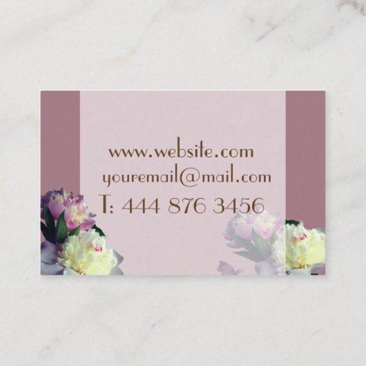 ミニマルプロフェッショナル名刺 名刺 (裏面)