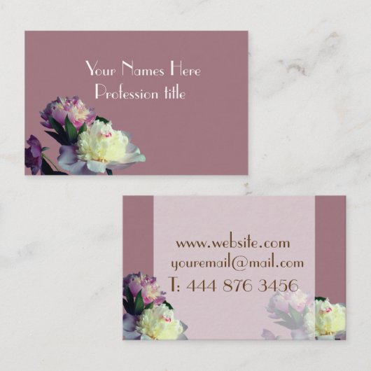 ミニマルプロフェッショナル名刺 名刺 (正面/裏面)