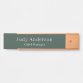 ミニマルプロフェッショナル平野モダンエレガント サインプレート (正面)