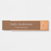 ミニマルプロフェッショナル平野モダンエレガント サインプレート (正面)