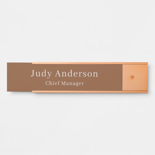 ミニマルプロフェッショナル平野モダンエレガント サインプレート (正面)