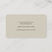 ミニマルプロフェッショナル平野 名刺 (裏面)