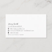 ミニマルプロフェッショナル幾何学モノグラム 名刺 (裏面)