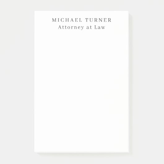 ミニマルプロフェッショナル弁護士 ポストイット (正面)