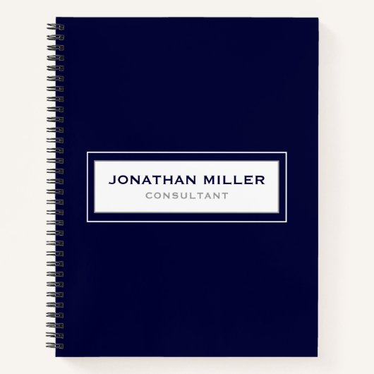 ミニマルプロフェッショナル海軍 ノートブック (正面)