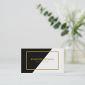 ミニマルプロフェッショナル白黒 ロイヤリティカード (スタンド正面)