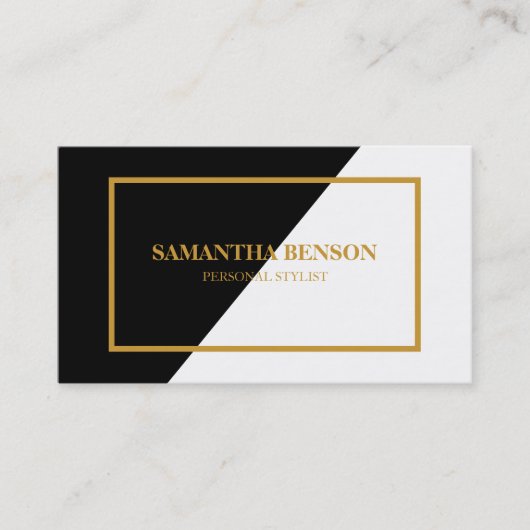 ミニマルプロフェッショナル白黒 ロイヤリティカード (正面)