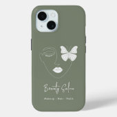 ミニマルプロフェッショナル美しいサロンセージグリーン Case-Mate iPhoneケース