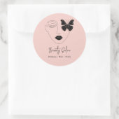 ミニマルプロフェッショナル美しいサロントレンディーピンク ラウンドシール (バッグ)