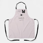 ミニマルプロフェッショナル美しいサロンブランディング エプロン (正面)