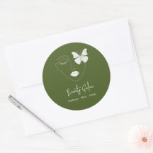 ミニマルプロフェッショナル美しいサロンモスグリーン