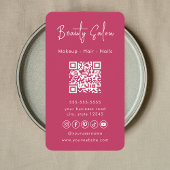 ミニマルプロフェッショナル美しいサロン名刺 名刺