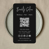 ミニマルプロフェッショナル美しいサロン名刺 名刺