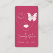 ミニマルプロフェッショナル美しいサロン名刺 名刺 (正面)