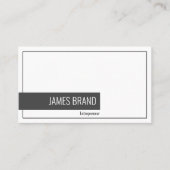 ミニマルプロフェッショナル起業家 名刺 (正面)