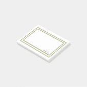 ミニマルプロフェッショナル金ゴールド枠 ポストイット (アングル)