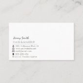 ミニマルプロフェッショナル金ゴールド箔 名刺 (裏面)