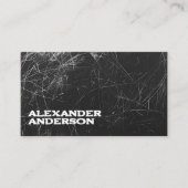 ミニマルプロフェッショナル黒木炭スクライブル 名刺 (正面)