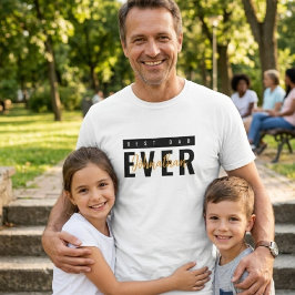 ミニマルベストダッドエバーファーザーズデイTシャツ Tシャツ