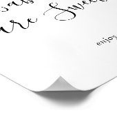 ミニマルベビーは楽しむ甘い看板 ポスター (角)