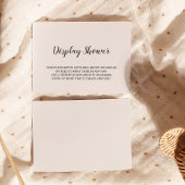 ミニマルベビーディスプレイシャワーエンクロージャカード エンクロージャーカード