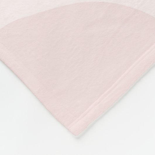 ミニマルベビーハンズラインアートと蝶 フリースブランケット (角)