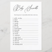 ミニマルベビーワードスクランブルゲーム男女兼用 (正面)