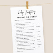 ミニマルベビー伝統ベビーシャワーゲーム