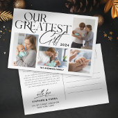 ミニマルベビー発表5写真クリスマス シーズンポストカード