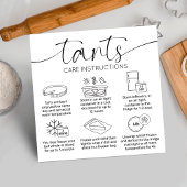 ミニマルベーカリーキッシュ・パイのタルトの気に指示 スクエア名刺