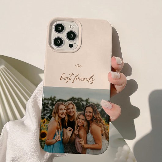 ミニマルベージュ親友の写真 Case-Mate iPhoneケース