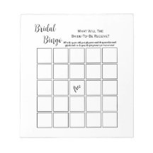 ミニマルホワイト ブライダルシャワー ビンゴパーティーゲーム