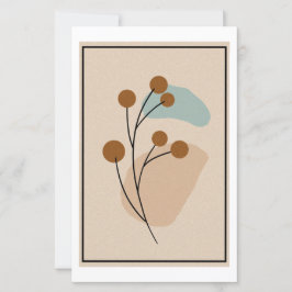 ミニマルボタニカルアブストラクト自然美