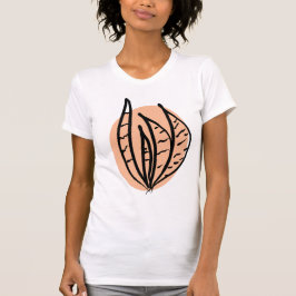ミニマルボタニカル サンセベリア ボホアート Tシャツ