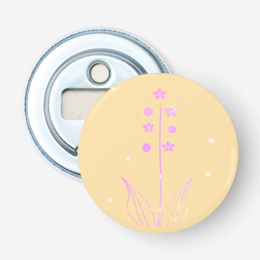 ミニマルボタン型栓抜き 栓抜き (正面)